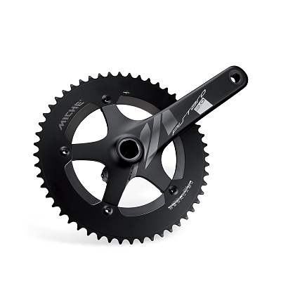 Система шатунов Miche Pistard 2.0 Crankset Black 50T W/O B/B