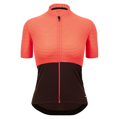 Веломайка женская Santini Colore Riga Women's SS Cycling Jersey / Розовый