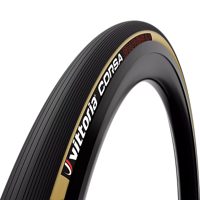 Трубка Vittoria Corsa Pro Tubular G2.0 / Черный-Бежевый (OEM)