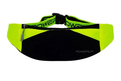 Беговая поясная термо-сумка Powerup Ultra Due / Зеленый
