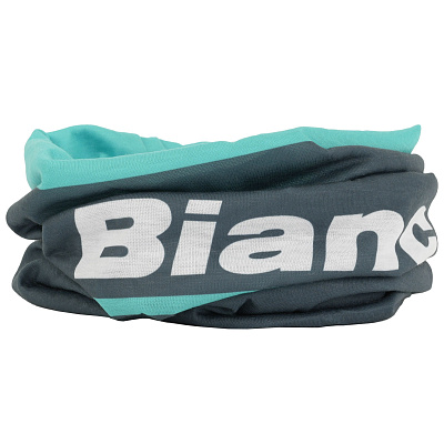 Баф Santini Bianchi Milano Classic Neck Warmer / Серый-Целесте