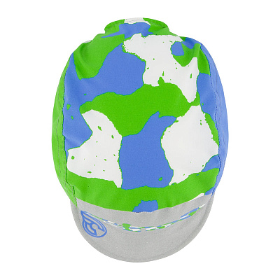 Велокепка Cinelli Cap Global Cycling Green And Blue