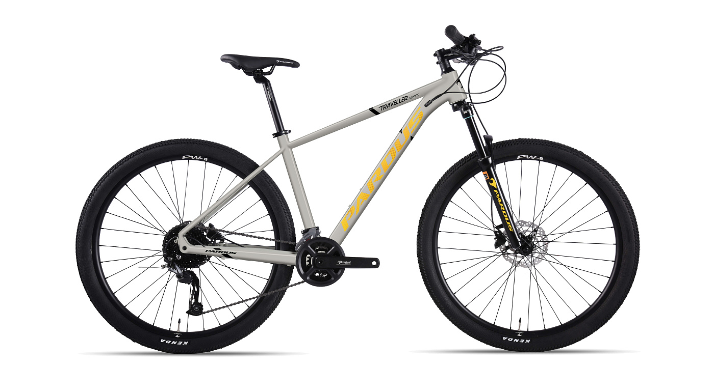 Pardus Traveller Sport 2x9 27.5" Altus 2023 / Серый-Желтый