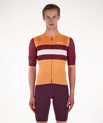 Веломайка Santini Eco Sleek Bengal Jersey / Оранжевый