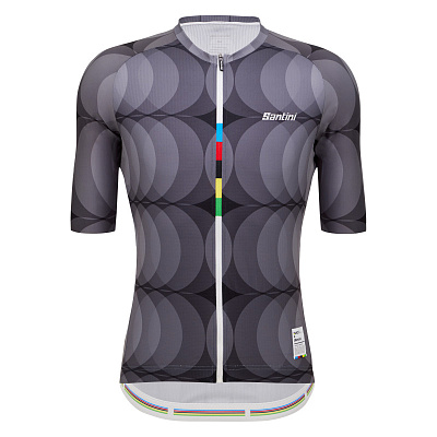 Веломайка Santini Barcelona 1973 - UCI SS Cycling Jersey / Серый-Белый