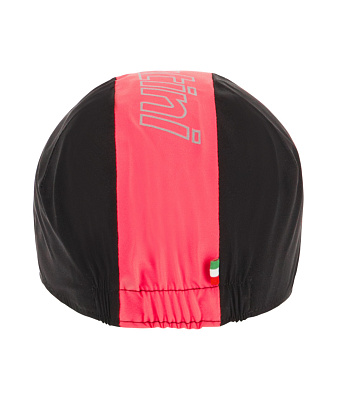 Велокепка Santini Guard Mercurio Rain Cap / Черный-Розовый