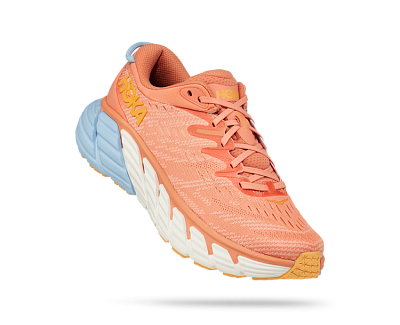 Беговые кроссовки женские HOKA One One Gaviota 4 / Коралловый