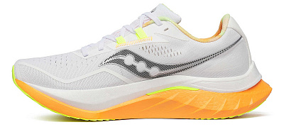 Беговые кроссовки мужские Saucony Endorphin Speed 4 / Белый-Оранжевый