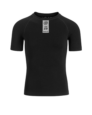 Термомайка с коротким рукавом Assos Skinfoil Spring / Fall SS Base Layer / Черный