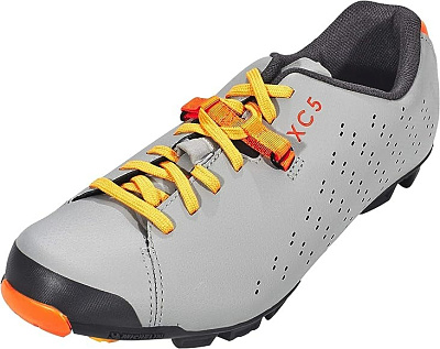Велотуфли Shimano SH-XC500 / Серый-Оранжевый