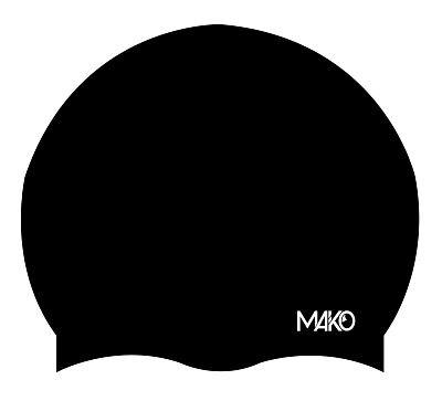 Шапочка для плавания MAKO Signature Black Cap / Черный