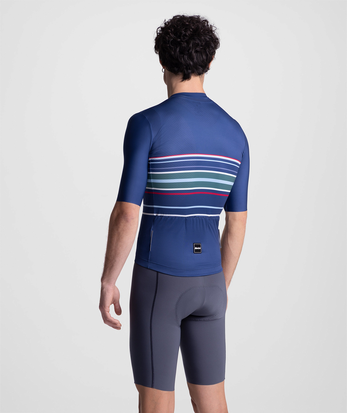 Веломайка Santini Bengal Evo Unisex SS Cycling  Jersey / Синий
