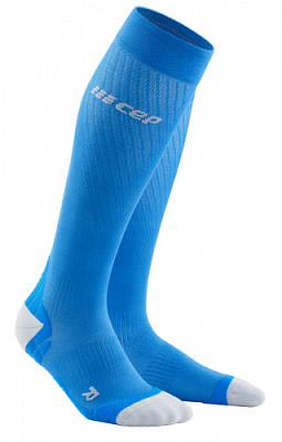 Мужские ультралегкие спортивные компрессионные носки CEP Ultralight Socks / Синий