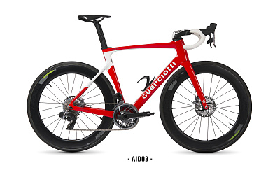 Guerciotti Eureka Air Disc Dura-Ace 9170 11 v di2 - Vision Team 35 / Красный-Белый