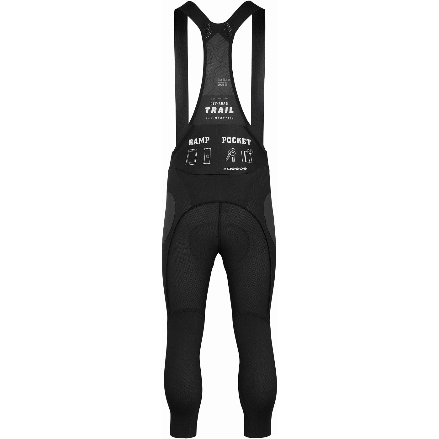 Велоштаны мужские Assos Trail Line Bib Knickers / Черный